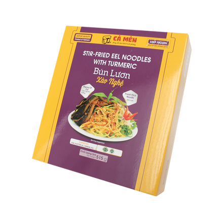 CA MEN Stir-fried Eel Noodles With Tumeric 515g (Case 20)