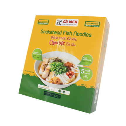 CA MEN Snakehead Fish Noodles 646g (Case 20)