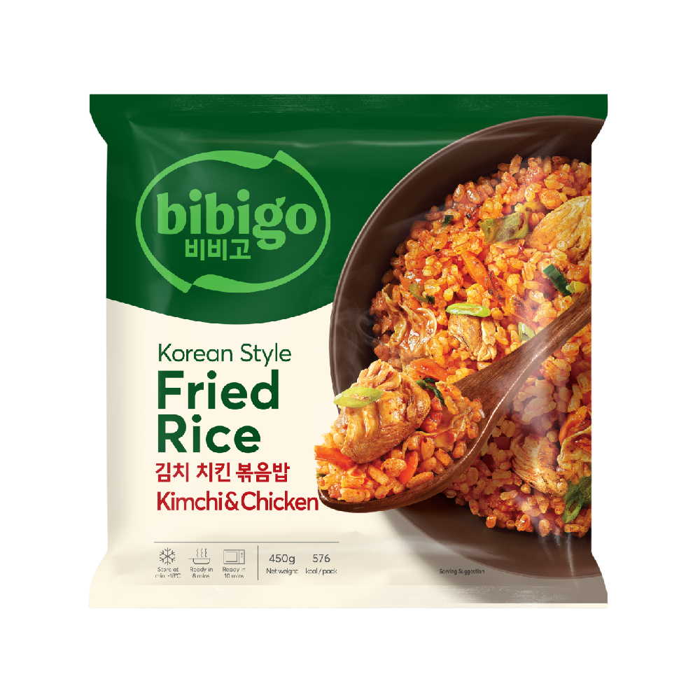 CJ BIBIGO Fried Rice Kimchi & Chicken 450g (Frozen) (Case 14)
