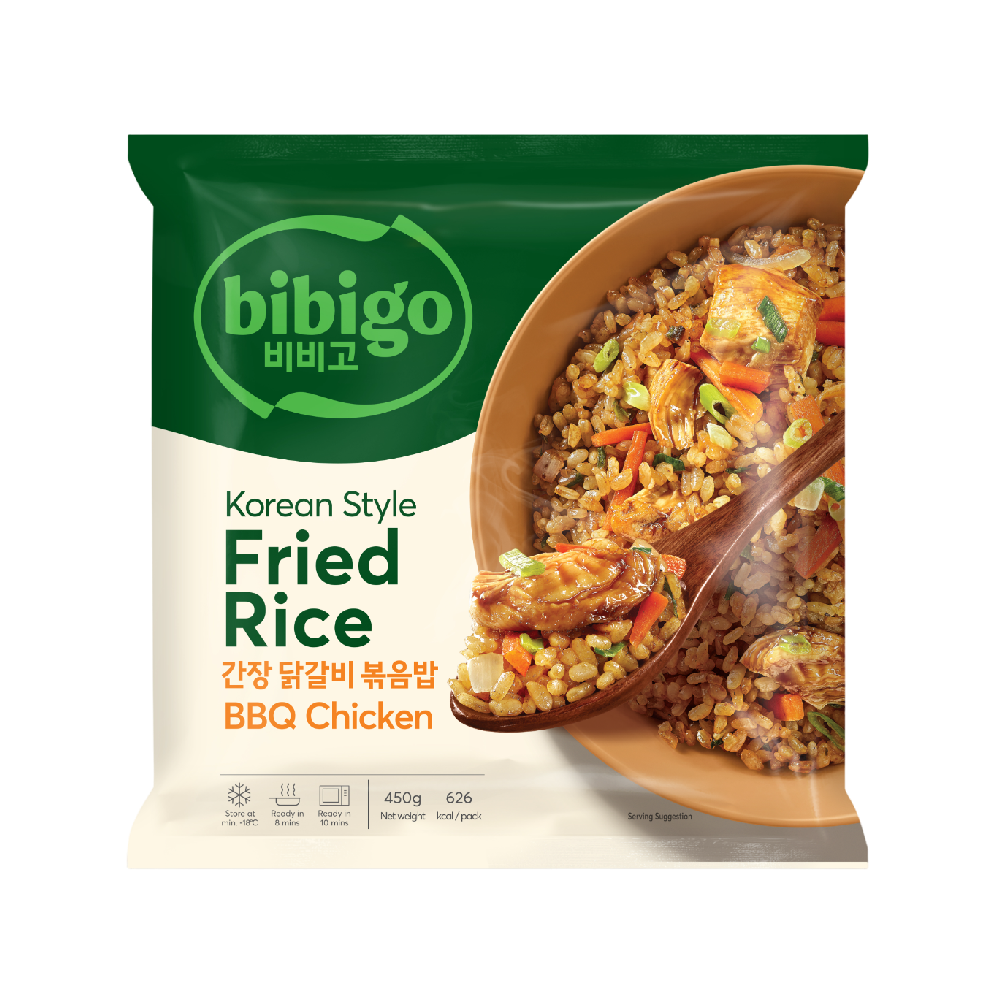CJ BIBIGO Fried Rice K-BBQ Chicken 450g (Frozen) (Case 14)