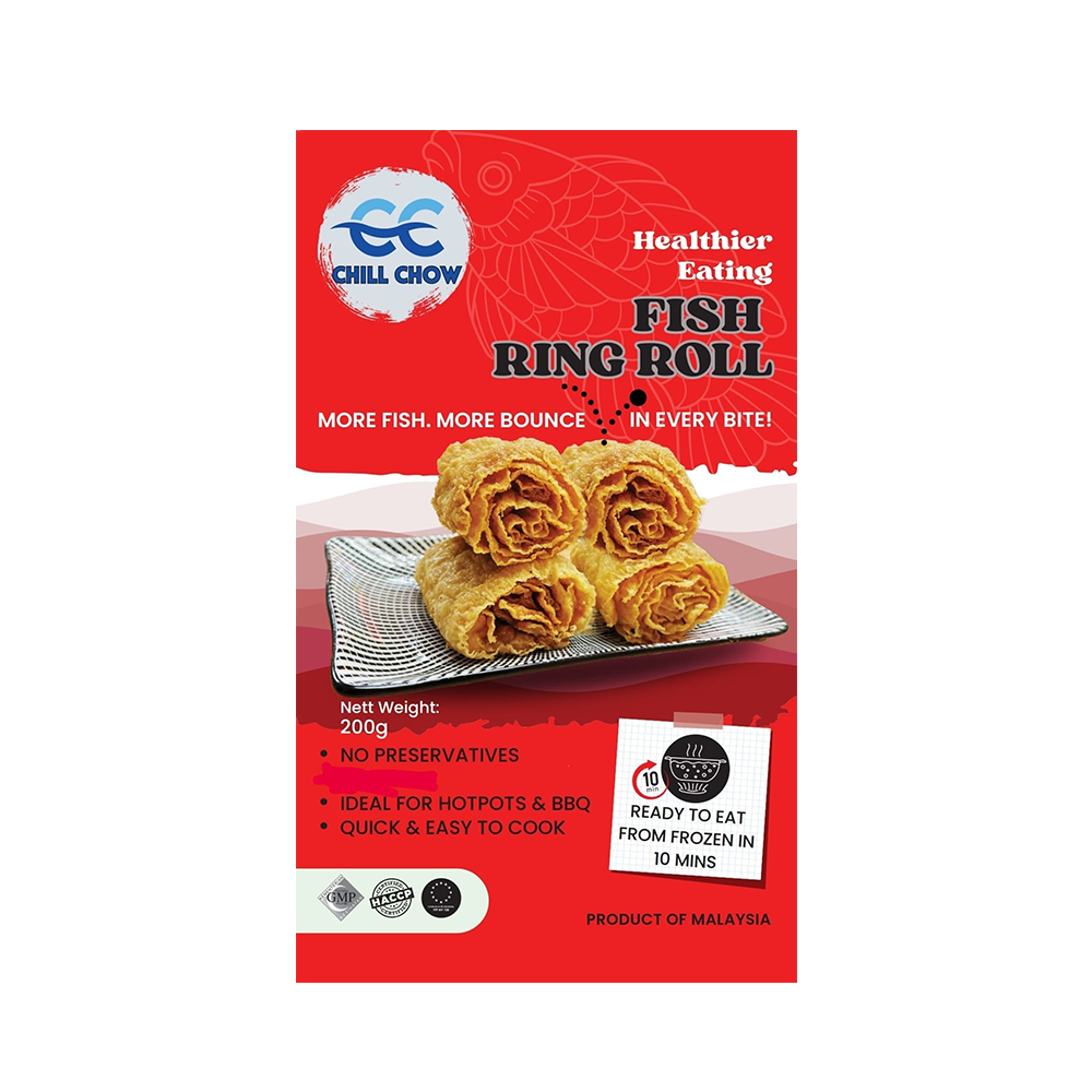 CHILL CHOW Fish Ring Roll 200g (Frozen) (Case 50)
