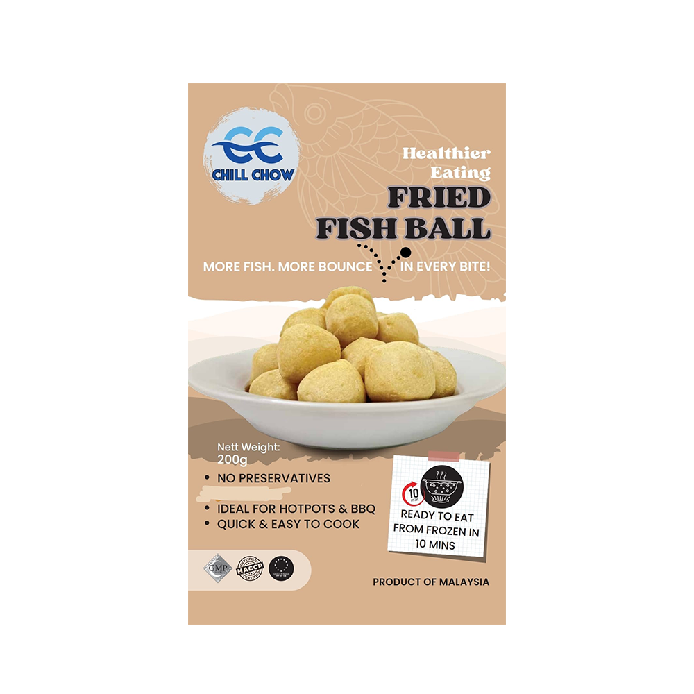 CHILL CHOW Fried Fish Ball 200g (Frozen) (Case 50)