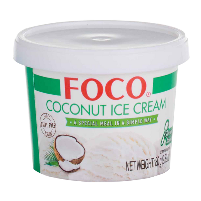 FOCO Ice Cream Cup - Coconut (2pcs) 160g (Case 30)