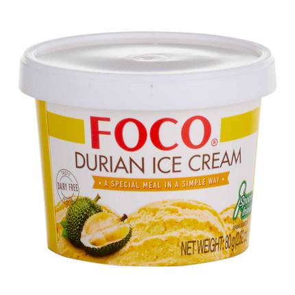 FOCO Ice Cream Cup - Durian (2pcs) 160g (Case 30)