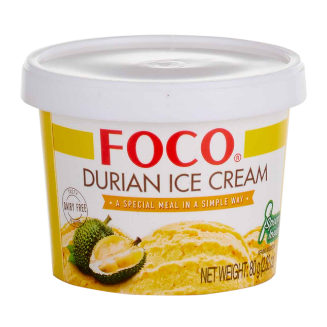 FOCO Ice Cream Cup - Durian (2pcs) 160g (Case 30)