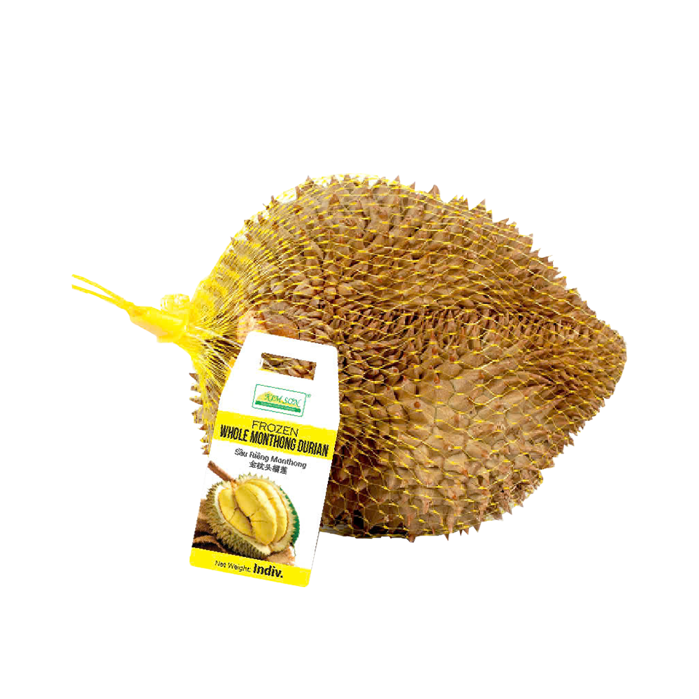 Kim Son Frozen Whole Monthong Durian Indiv. (Case-12Kg)