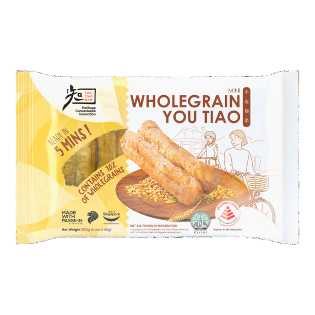 YOU TIAO MAN Wholegrain Fried Dough Stick 300g (Case 10)