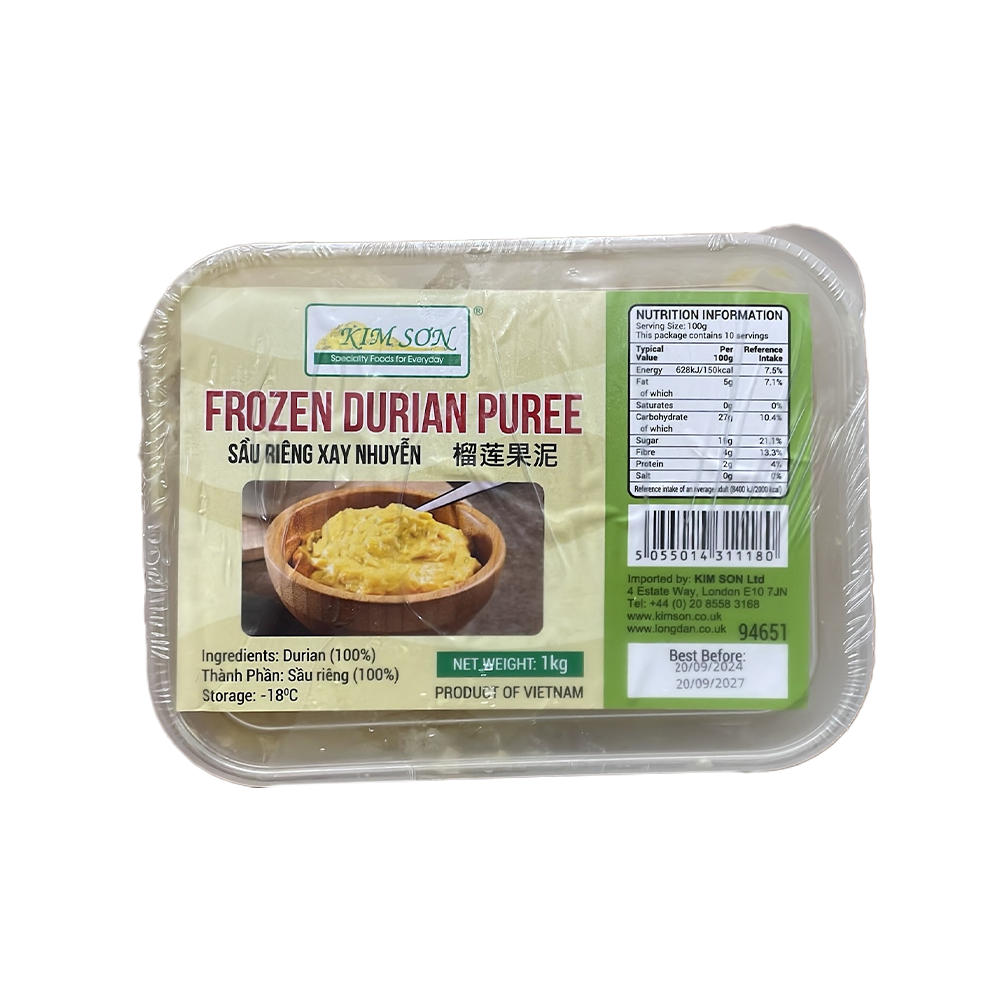 Kim Son Frozen Durian Puree 1kg (Case 10)