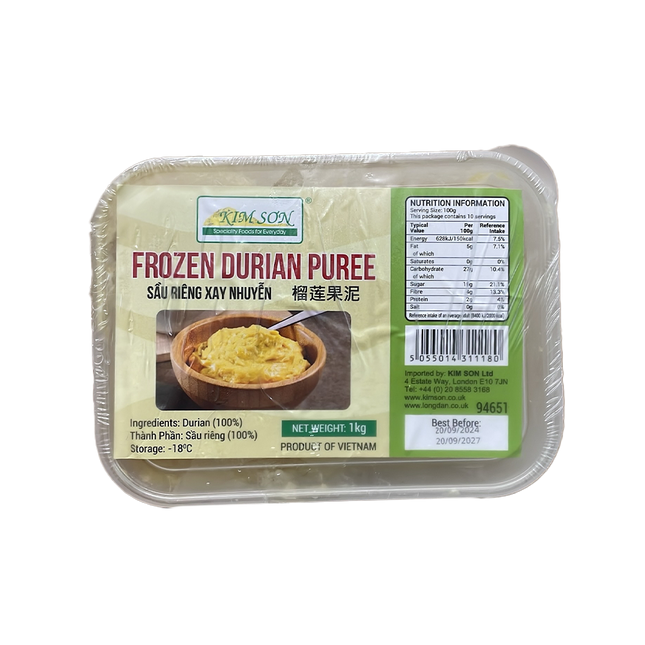 Kim Son Frozen Durian Puree 1kg (Case 10)