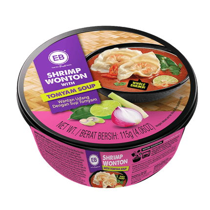 EB Shrimp Wonton with Tomyam Soup 115g (Case 18)