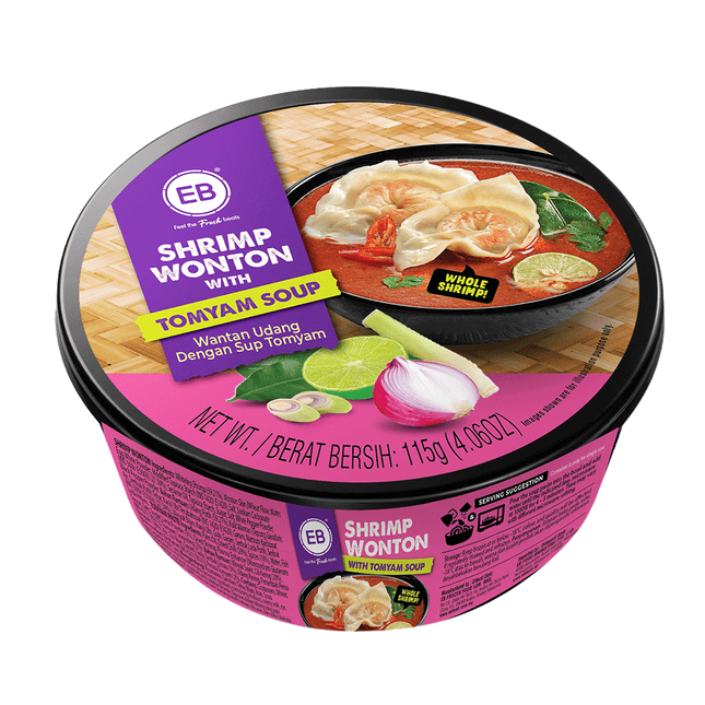 EB Shrimp Wonton with Tomyam Soup 115g (Case 18)