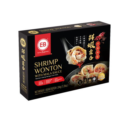 EB Shrimp Wonton with Mala Soup 100g (Case 18)
