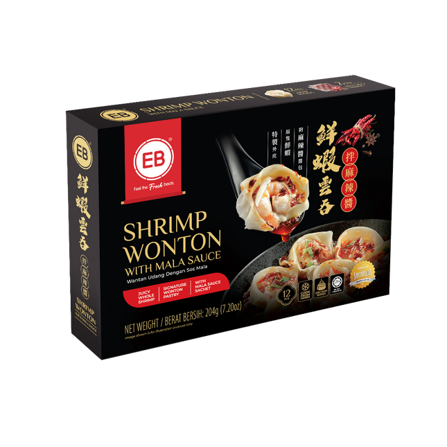 EB Shrimp Wonton with Mala Soup 100g (Case 18)