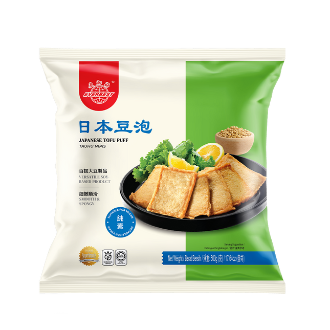 EVERBEST Japanese Tofu Puff 500g (Case 8)