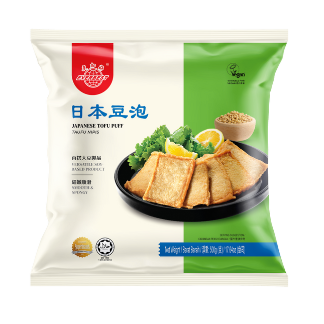 EVERBEST Japanese Tofu Puff 500g (Case 8)