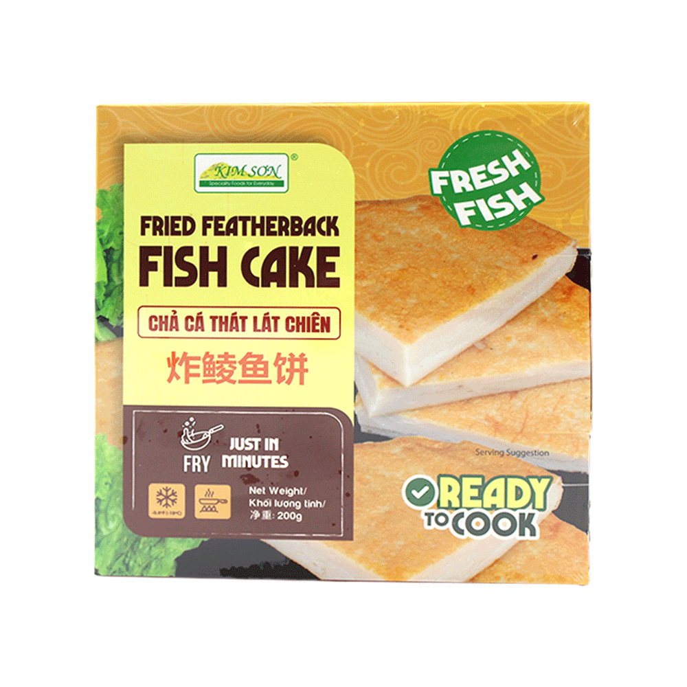 Kim Son Fried Featherback Fish Cake 200G (Case 24)
