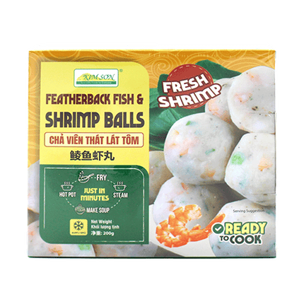 Kim Son Featherback Fish And Shrimp Balls 200G (Case 24)