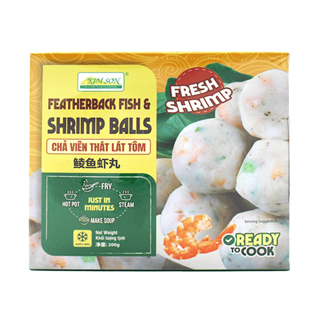 Kim Son Featherback Fish And Shrimp Balls 200G (Case 24)