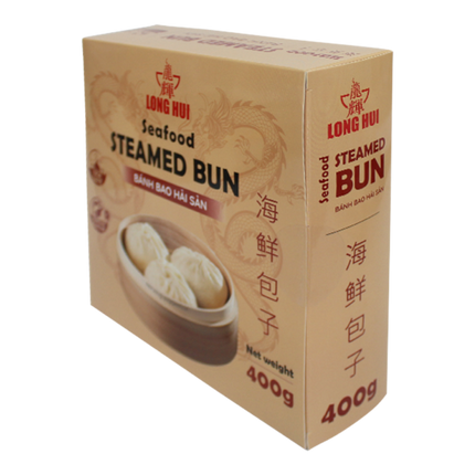 LONG HUI Seafood Steamed Bun 400g (Frozen) (Case 20)