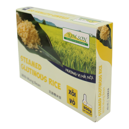Kim Son Steamed Glutious Rice With Mung Bean 300g (Frozen) (Case 20)