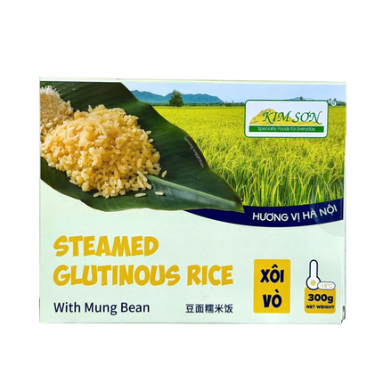 Kim Son Steamed Glutious Rice With Mung Bean 300g (Frozen) (Case 20)