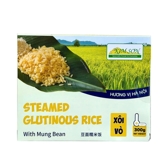 Kim Son Steamed Glutious Rice With Mung Bean 300g (Frozen) (Case 20)