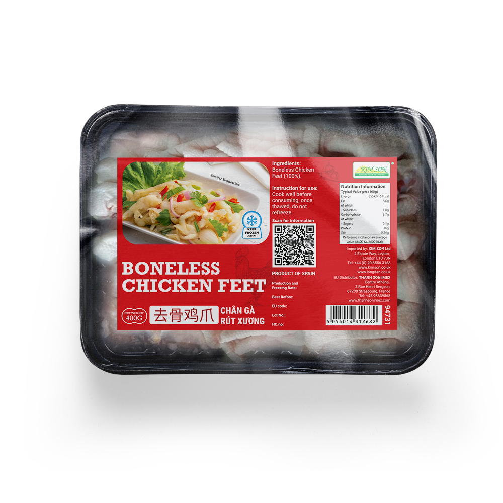 KIM SON Boneless Chicken Feet 400g (Case 22)