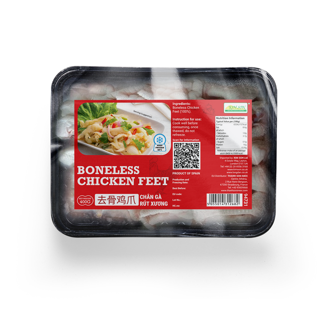 KIM SON Boneless Chicken Feet 400g (Case 22)