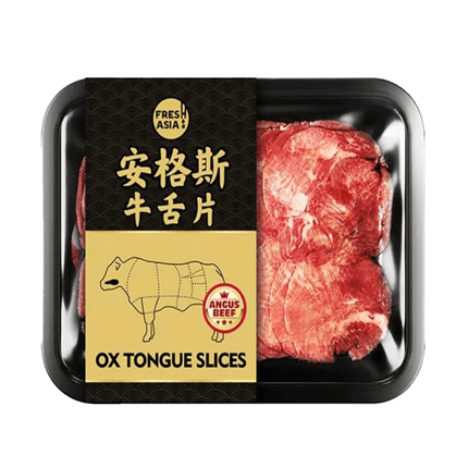 FRESHASIA Angus Ox Tongue Slices 200g (Case 20)