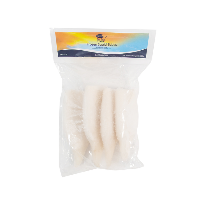 SEAGEM Squid Tubes U5 1kg (700g NET) (Case 10)