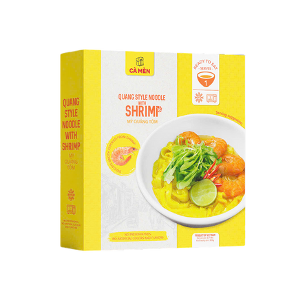 CA MEN Quang Style Noodle With Shrimp 323g (Case 20)