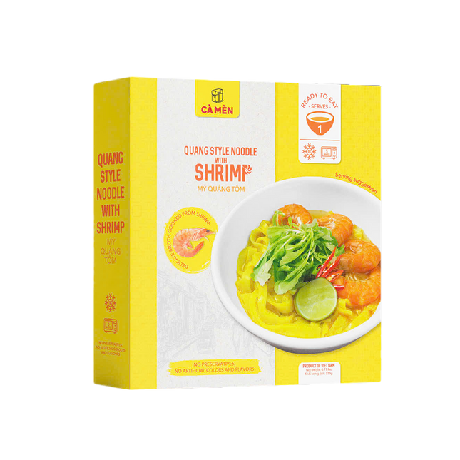 CA MEN Quang Style Noodle With Shrimp 323g (Case 20)