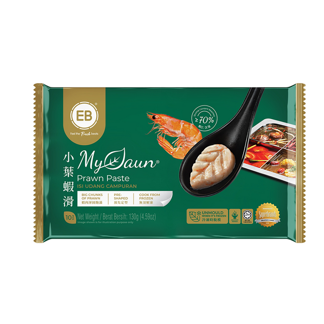 EB Prawn Paste Small Leaf 130g (Case 20)