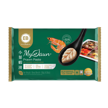 EB Prawn Paste Small Leaf 130g (Case 20)