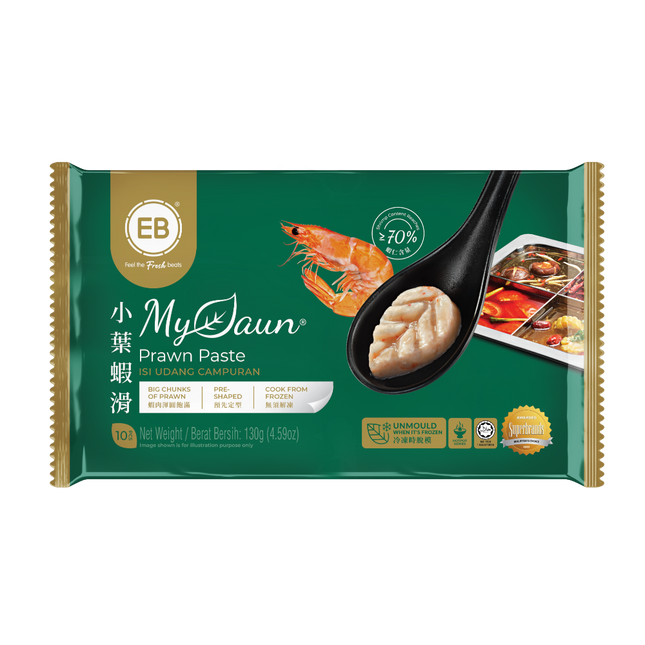 EB Prawn Paste Small Leaf 130g (Case 20)