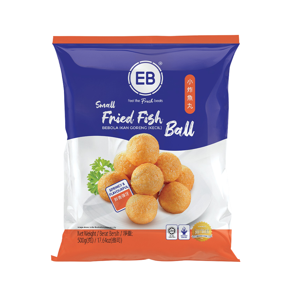 EB Small Fried Fish Ball 500g (Case 20)