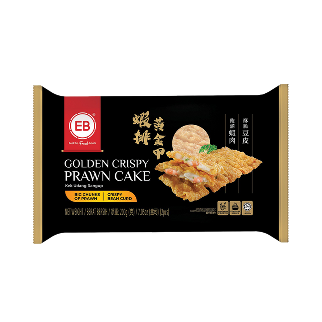 EB Golden Crispy Prawn Cake 200g (Case 15)
