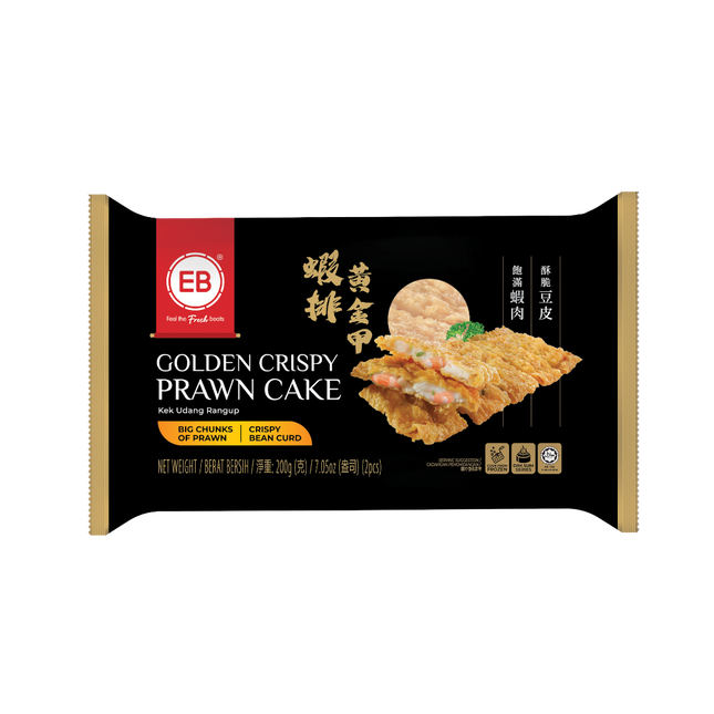 EB Golden Crispy Prawn Cake 200g (Case 15)
