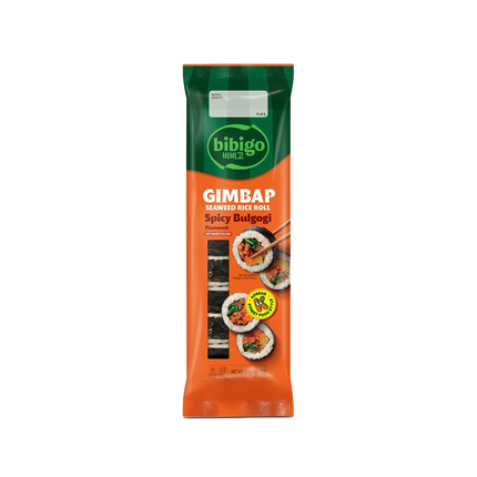 CJ BIBIGO Gimbap Seaweed Rice Roll Spicy Bulgogi 230g   (Case 30)