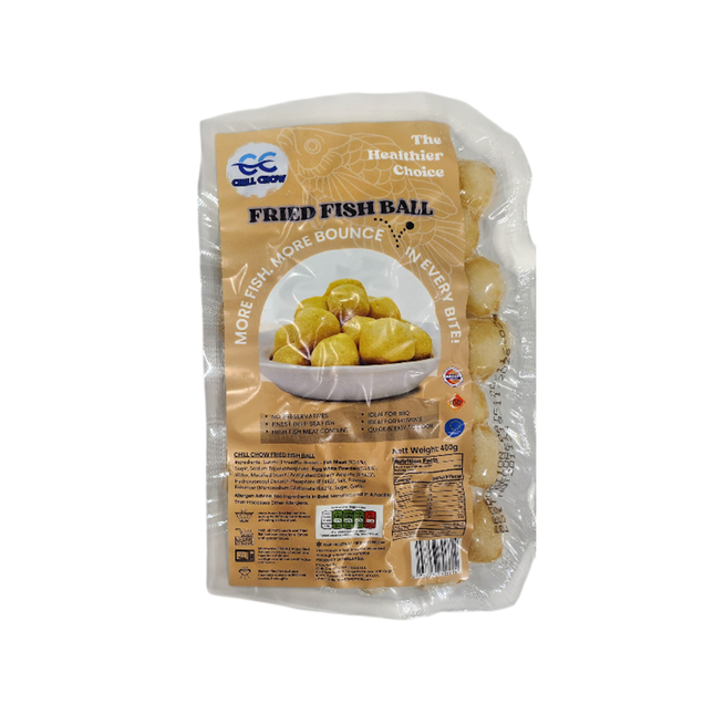 CHILL CHOW Family Pack Fried Fish Ball 400g (Case 16)