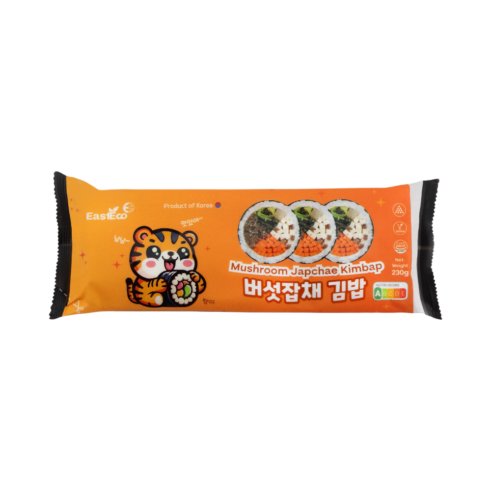 KITCHEN SEOUL Mushroom Japchae Kimbap 230g (Case 36)