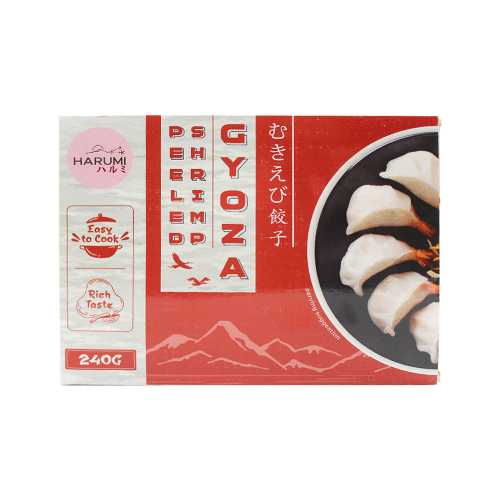 HARUMI Peeled Shrimp Gyoza 240g (Case 24)