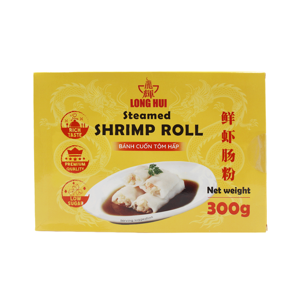 LONG HUI Steamed Shrimp Roll 300g (Case 20)