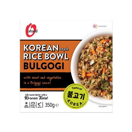 DS O'FOOD Korean Style Rice Bowl Bulgogi 350g (Case 6)