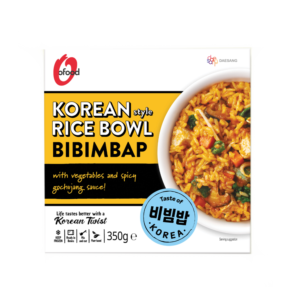 DS O'FOOD Korean Style Rice Bowl Bibimbap 350g (Case 6)