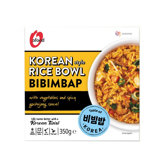 DS O'FOOD Korean Style Rice Bowl Bibimbap 350g (Case 6)