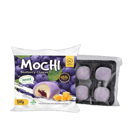 FOODWORTH Blueberry Cheese Mochi 120g (Case 24)