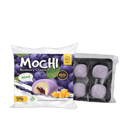 FOODWORTH Blueberry Cheese Mochi 120g (Case 24)