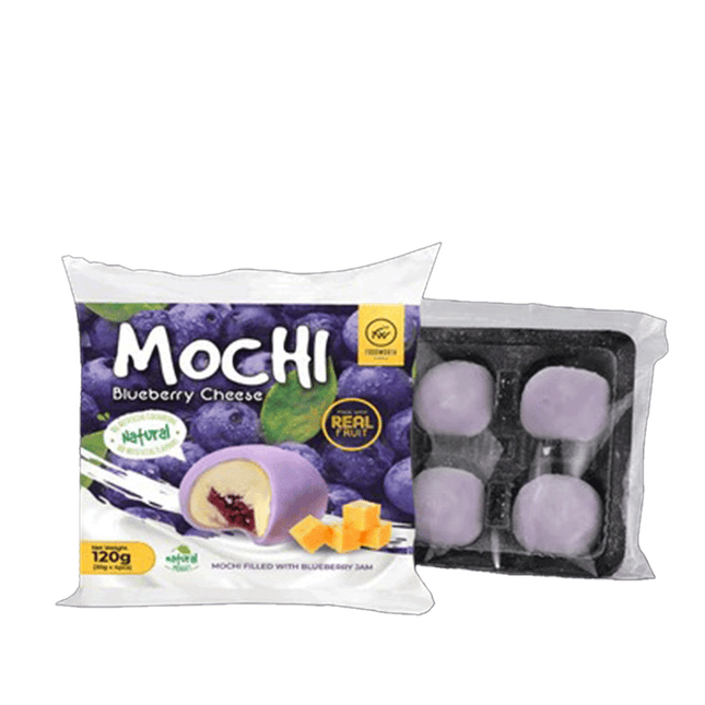 FOODWORTH Blueberry Cheese Mochi 120g (Case 24)