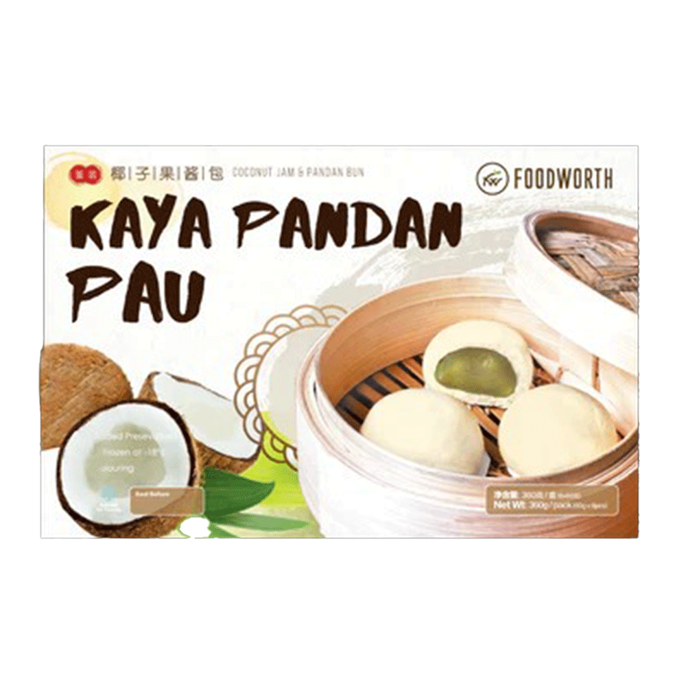 FOODWORTH Kaya Pandan Bun 360g (Case 24)